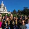 20 Schülerinnern und Schüler des WHG beim Gegenbesuch in Chennevières