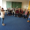 40 Jahre Austausch des WHG mit Chennevières: Empfang der deutsch-französischen Schülergruppe im Durmersheimer Rathaus